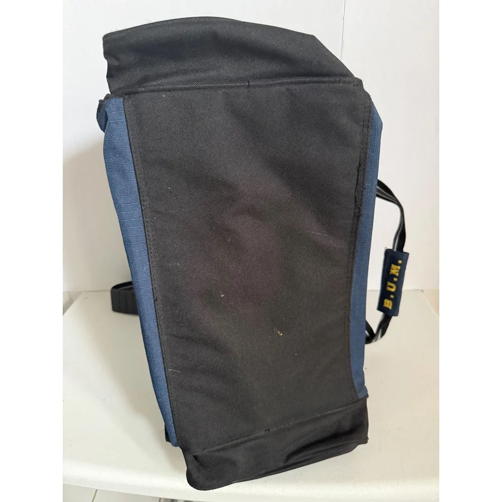 VTG B.U.M. Equipment XXL Duffel Bag Navy Blue Ripstop Nylon Travel Gym Bag